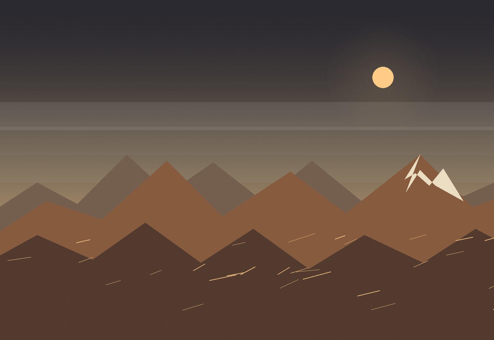 Upper Mustang mountain region